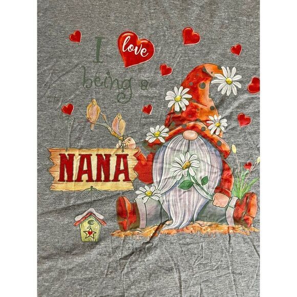 Brand New I Love‎ Being A Nana Summer Short Sleeve Size Large Unisex Tees - Picture 3 of 6